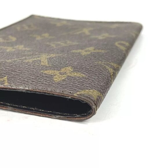 LOUIS VUITTON Monogram vintage Two fold Notebook cover MonogramCanvas Brown - Picture 4 of 11